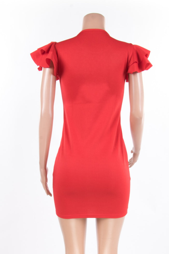 face print mini dress/top