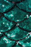 "love love" mermaid sequin bodycon mini dress