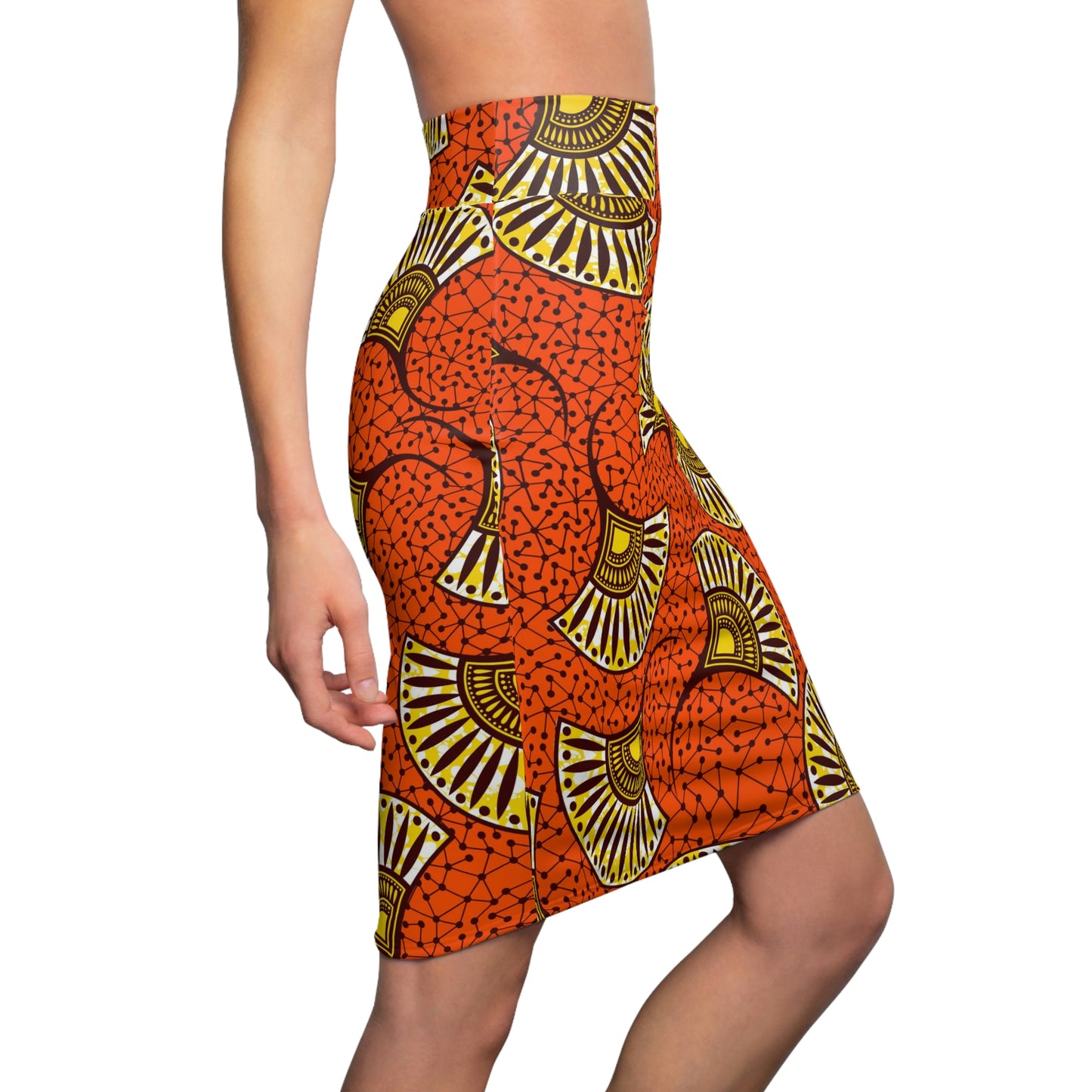 African Print Pencil Skirt
