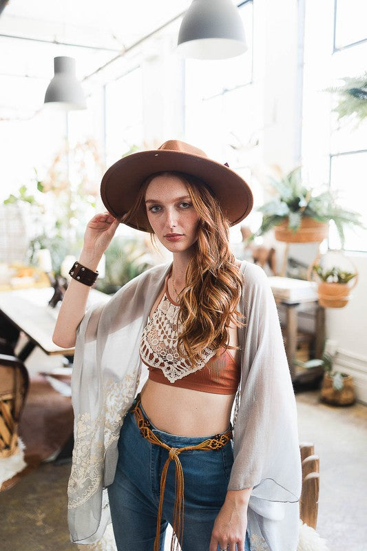 Crochet Lace High Neck Bralette (6 Color Choices)