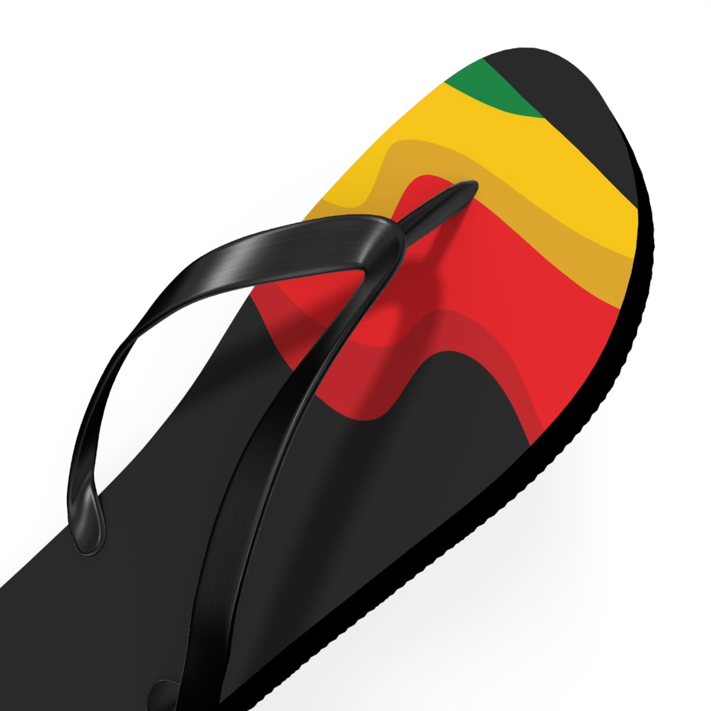 Rasta Print Flip Flops