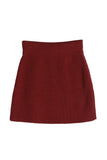 Ribbed Knit Crop Top & Skirt Set