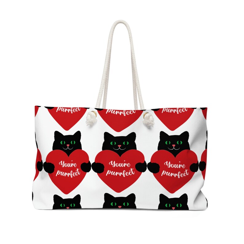 "You're Purrfect" Valetine's Weekender Bag