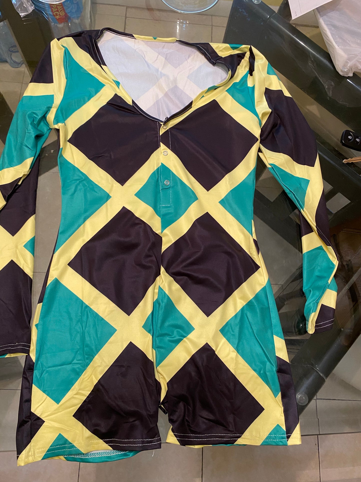 jamaican flag romper