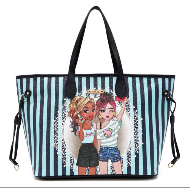 nicole lee “nikky” large shopper bags (nk12200)
