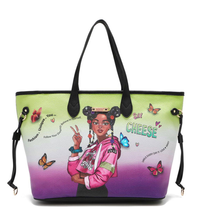 nicole lee “nikky” large shopper bags (nk12200) alyssa
