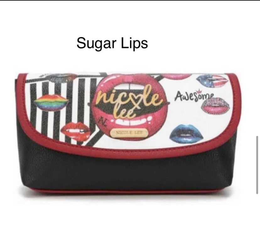 nicole lee usa cosmetic brush pouch