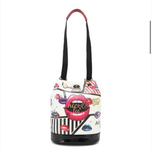nicole lee “sugar lips” bucket bag