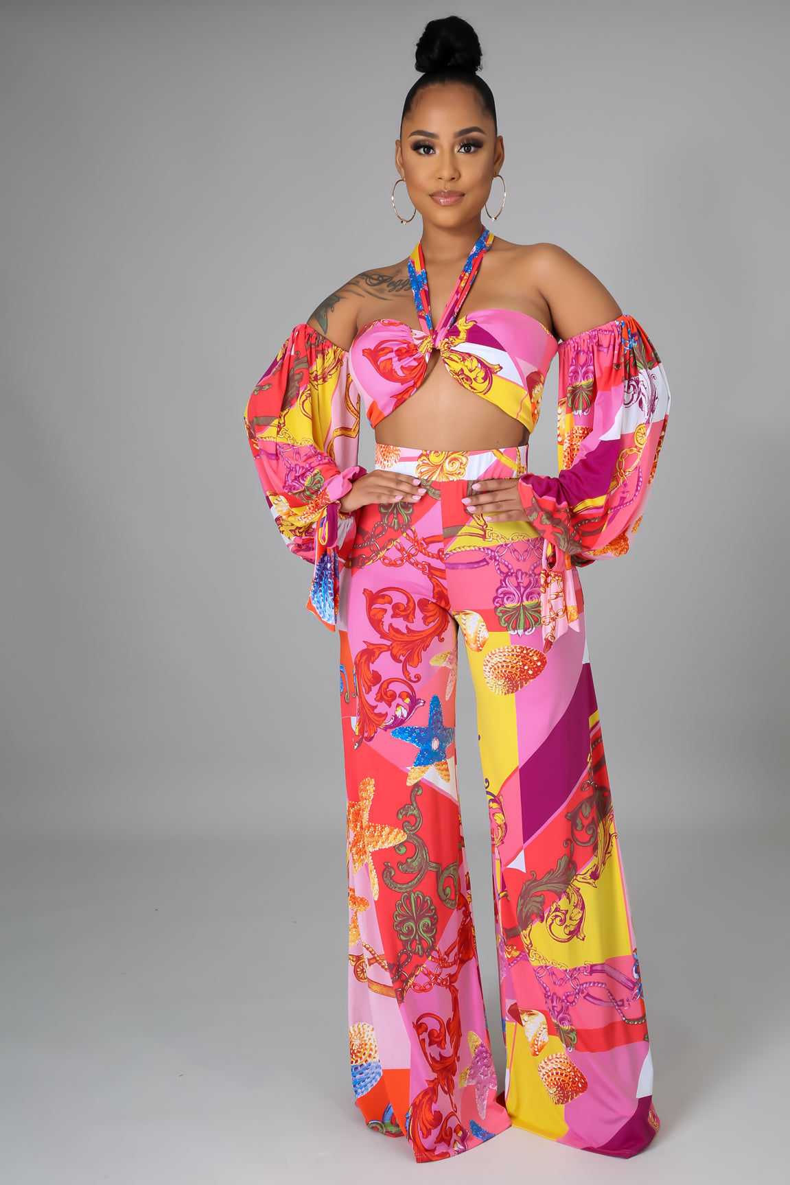 “my destiny” vacation pants set