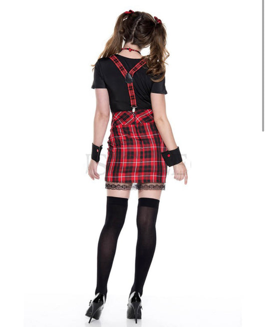Sexy Schoolgirl Nerd Costume Set