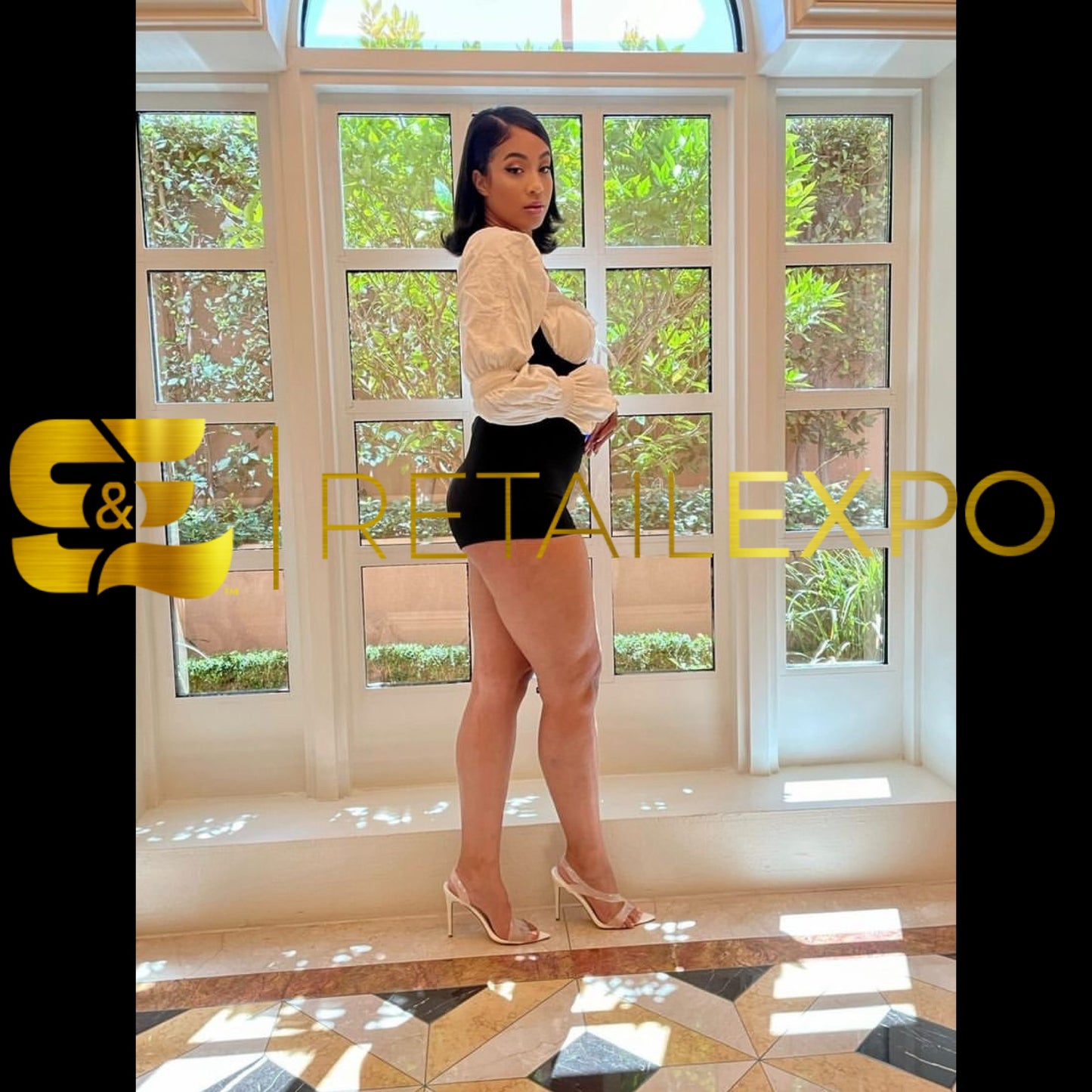 bubble sleeve bustier romper