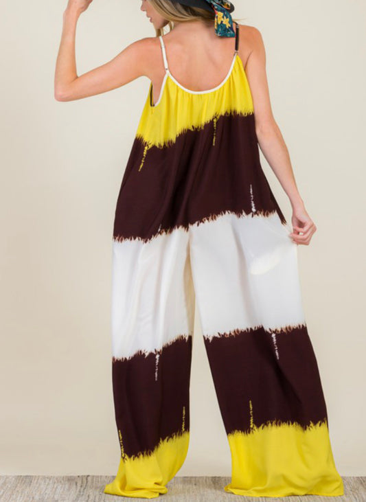 oversized tie dye jumpsuit