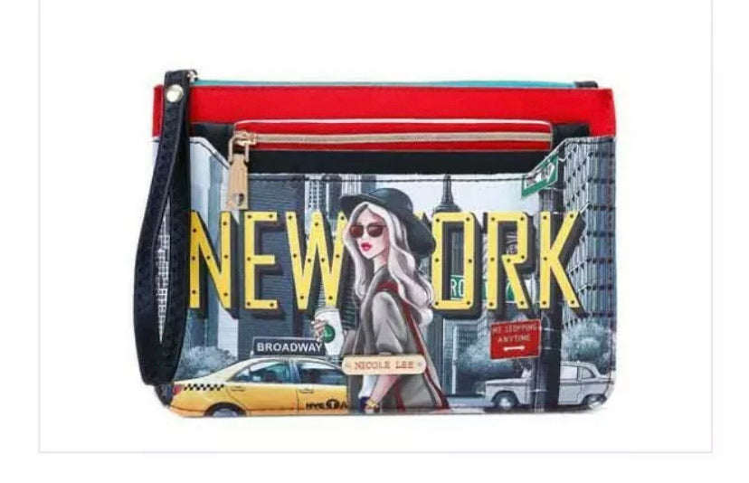 nicole lee usa fashionable wrislet clutch new york walk