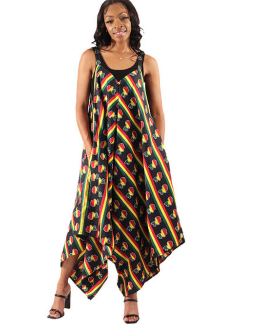 Pan Africa Loose Jumpsuit