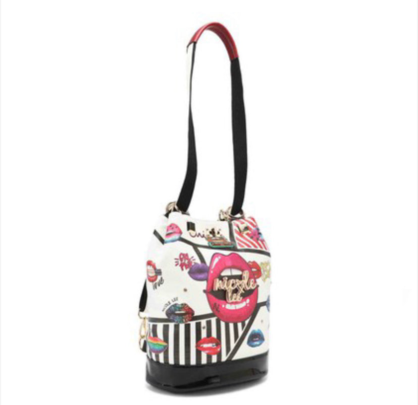 nicole lee “sugar lips” bucket bag