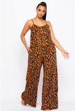 leopard print palazzo jumpsuit