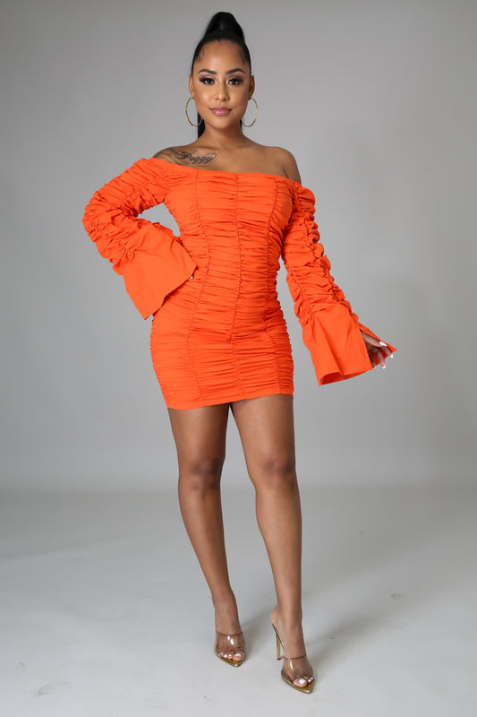 stretch denim off shoulder ruched ruffled mini dress