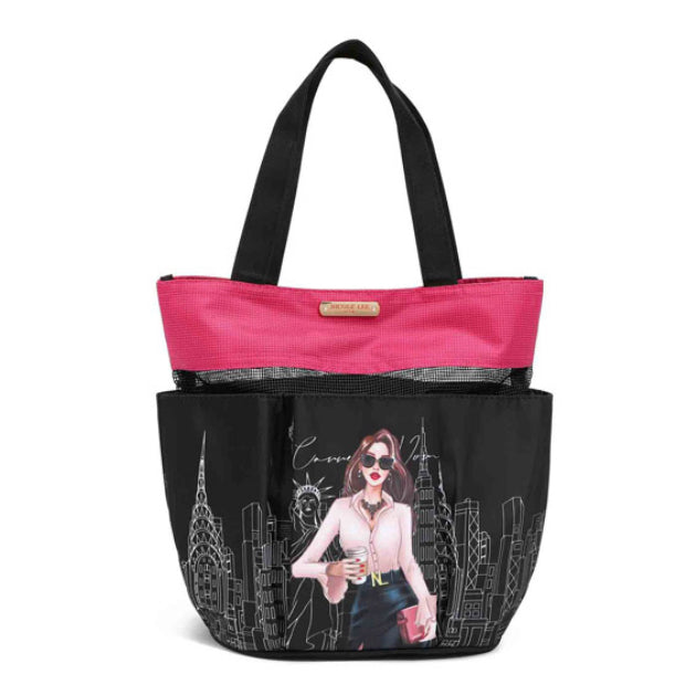 nicole lee caddy organizer tote bag
