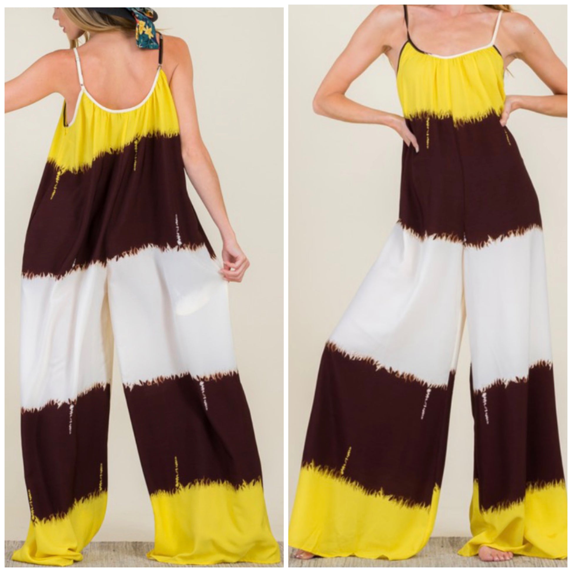 oversized tie dye jumpsuit