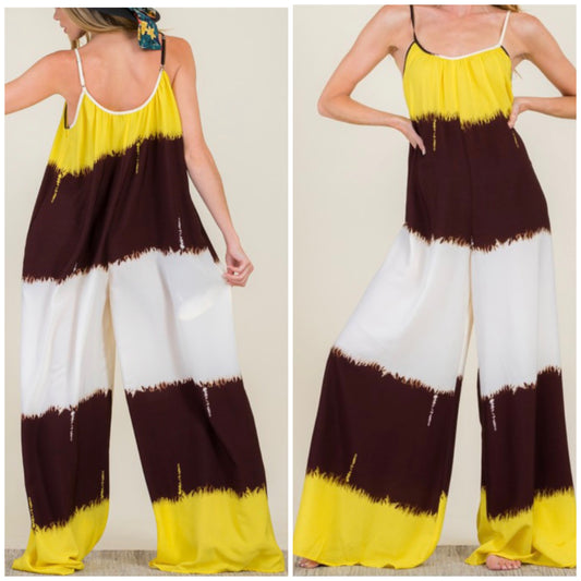 oversized tie dye jumpsuit