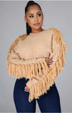 Cropped Shaggy Sweater