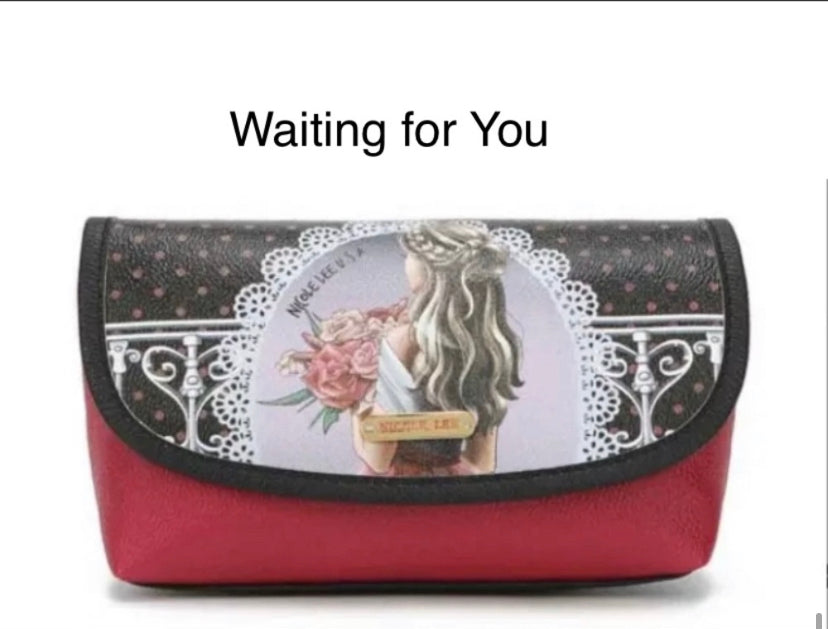 nicole lee usa cosmetic brush pouch