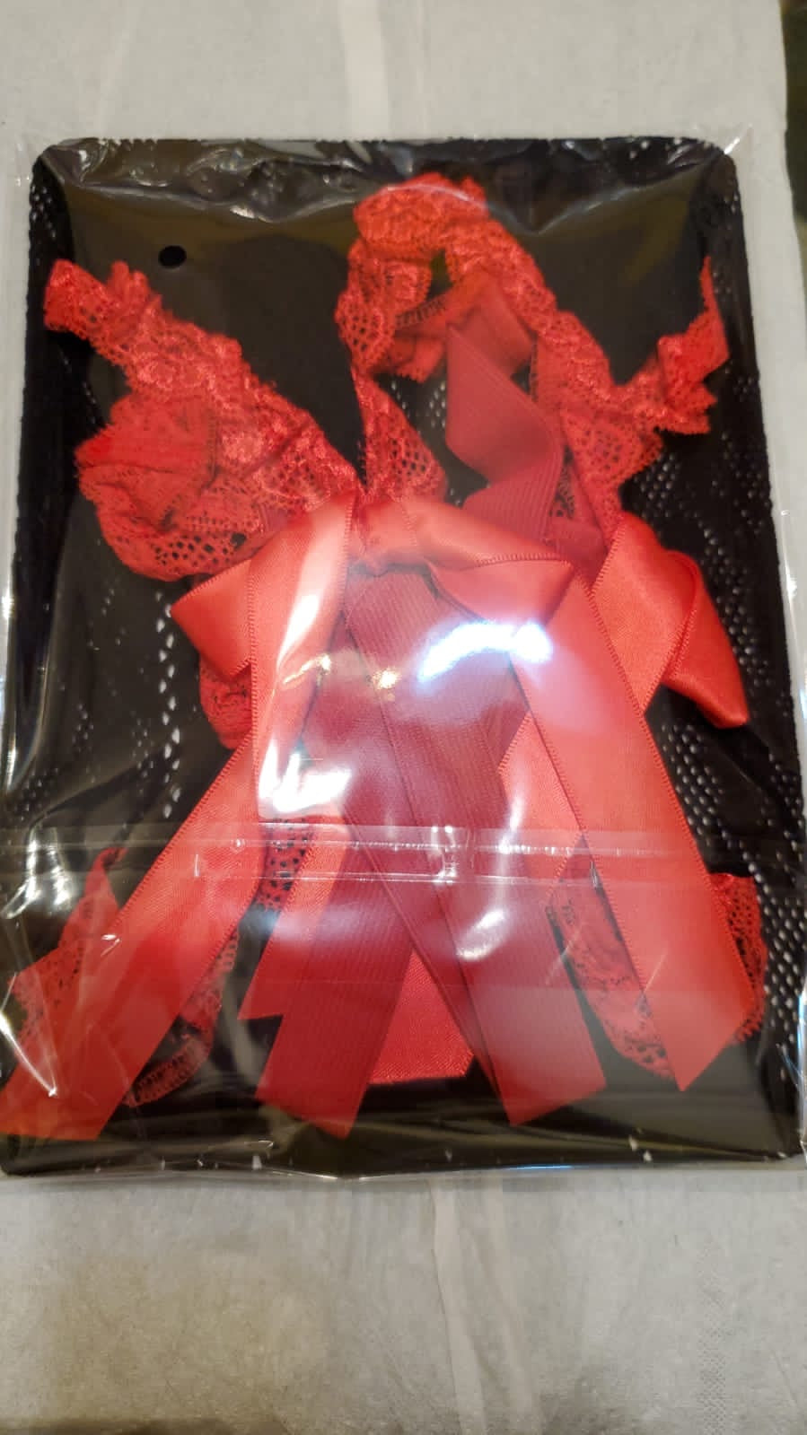 queen size satin ribbon trim lace bodystocking