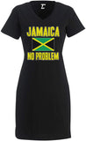 “jamaica no problem” t-shirt dress