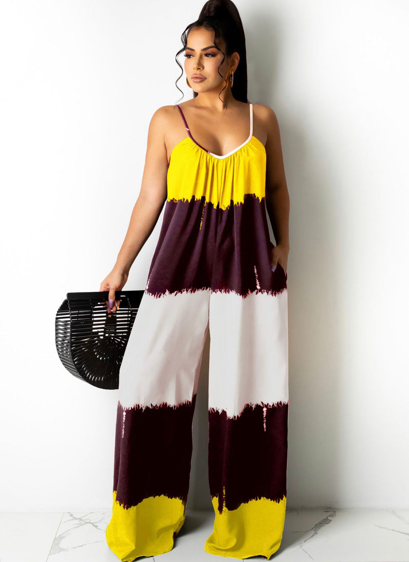oversized tie dye jumpsuit