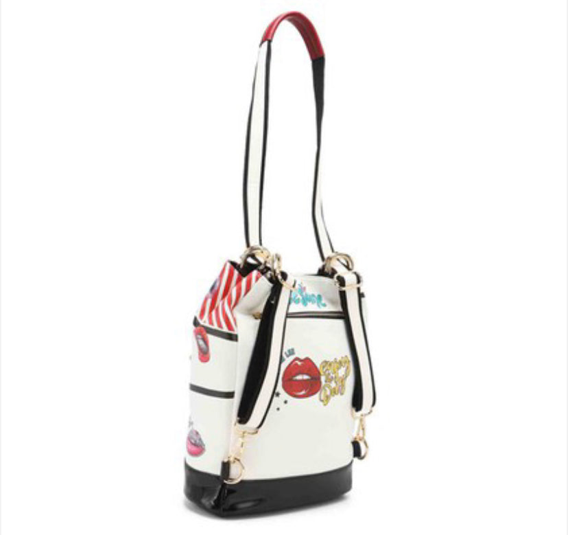 nicole lee “sugar lips” bucket bag