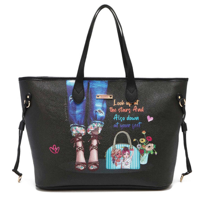 nicole lee “nikky” large shopper bags (nk12200) lovely feet
