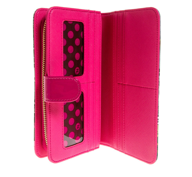 nicole lee usa exclusive “vivian dreams paris” rfid block print wallet