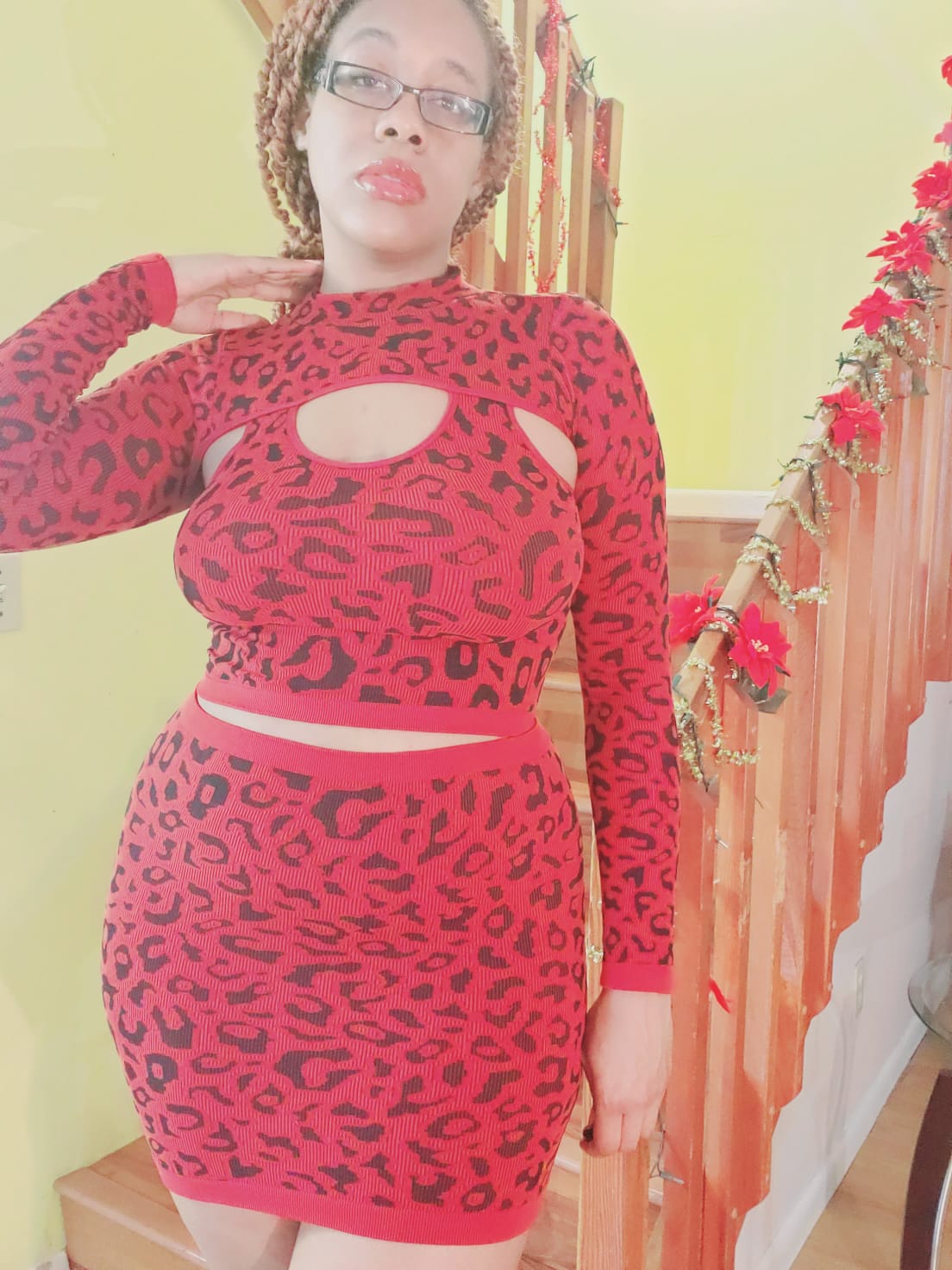 sexy wine mini skirt set