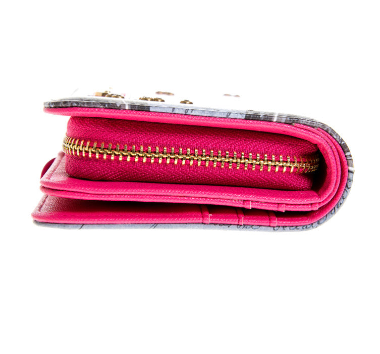 nicole lee usa exclusive “vivian dreams paris” rfid block print wallet